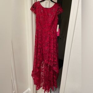 Beautiful red sequin formal dress